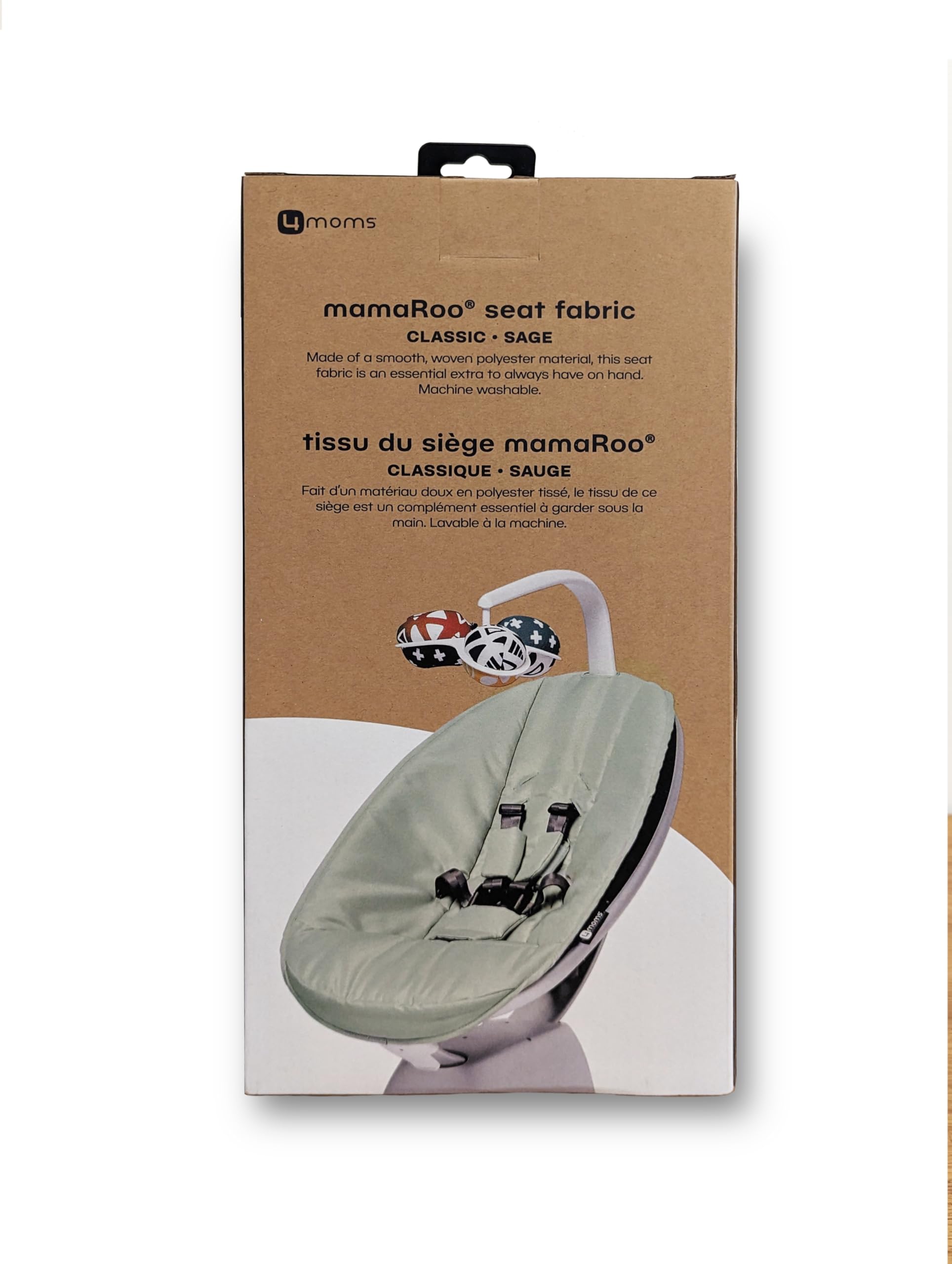 4moms Extra Seat Fabric, MamaRoo Baby Swing, Compatible with Model 1046, Sage Limited Edition - Image 3