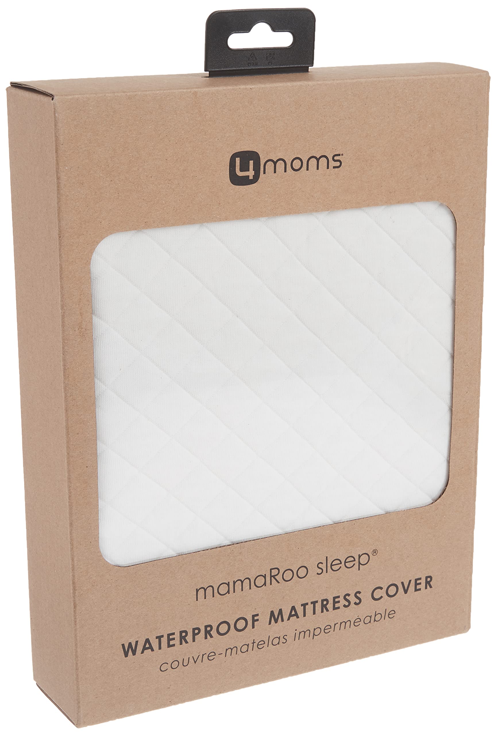 4moms mamaRoo Sleep Bassinet Waterproof Mattress Cover, White - Image 6
