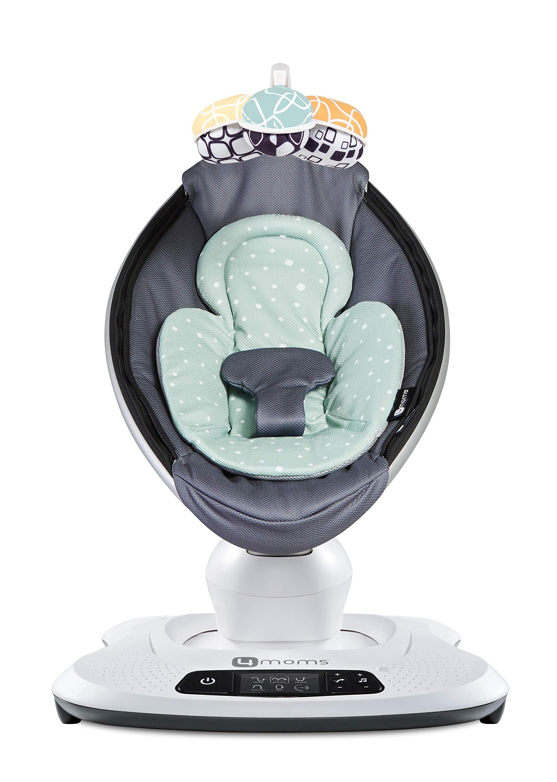 4moms RockaRoo and MamaRoo Infant Insert, Machine Washable, Cool Mesh Fabric, Modern Design - Image 4
